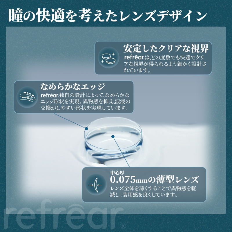 Refrear SILICONE UV 1day フレア シリコーン 30P